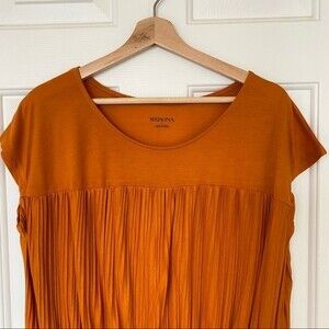 Merona Womens Sleeveless Fit Flare Top size 1X